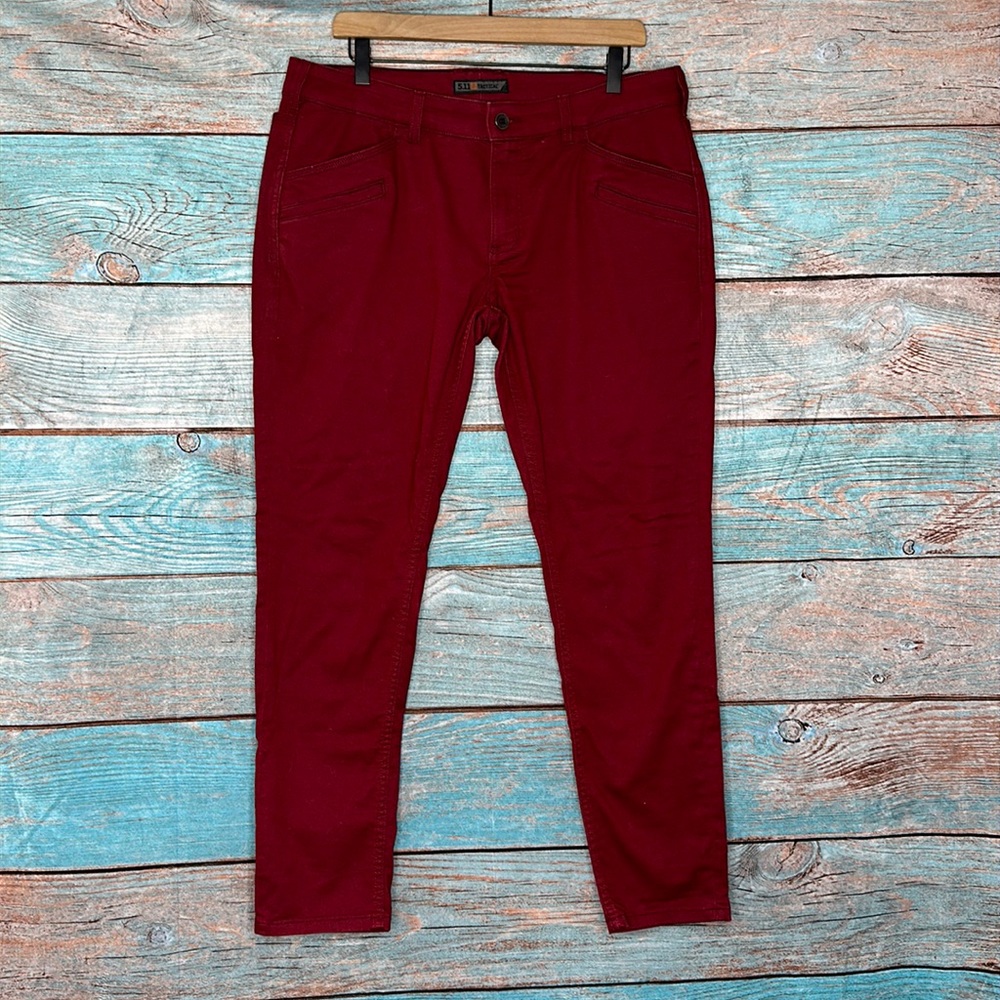 5.11 Tactical Dark Red Womens Jeans size 14